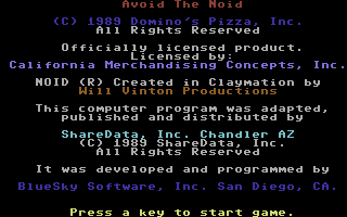 Avoid the Noid screenshot 4 for Commodore 64